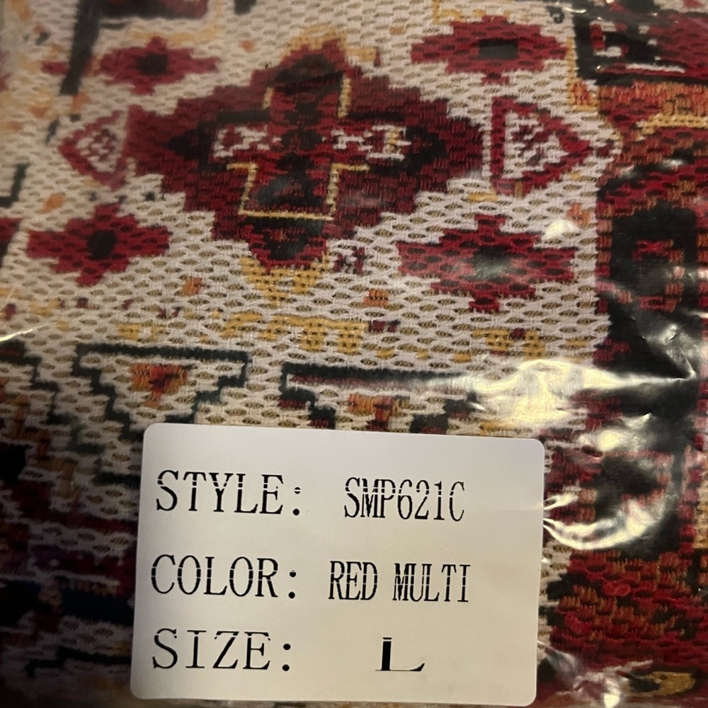 POL Multicolor Patchwork Wide Leg Pants - Picture 4 of 7